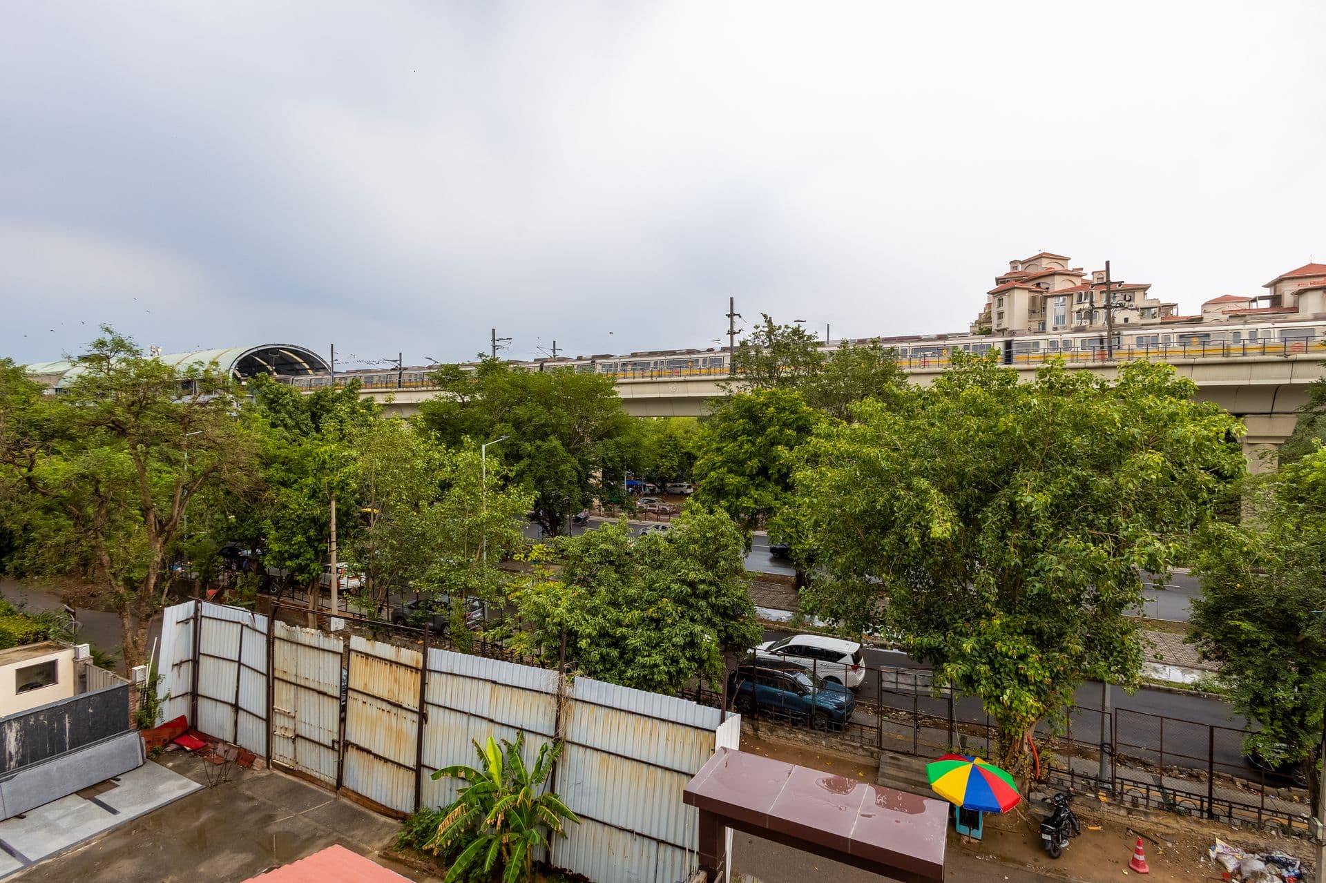 View near MG Road from Nook Inn & Suites, DLF Phase 2, Gurugram